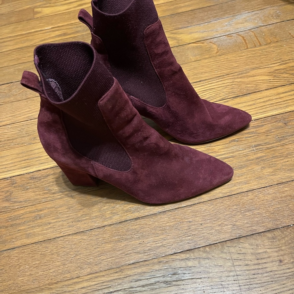 Steve Madden Burgundy Heeled Boots